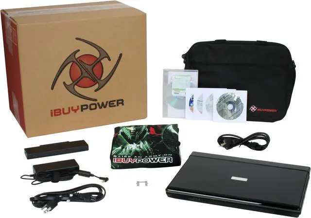 Alt view image 14 of 14 - iBUYPOWER Laptop Intel Core 2 Duo T8300 2GB Memory 160GB HDD NVIDIA GeForce 8600M GT 15.4" Windows Vista Home Premium CRZ-93G