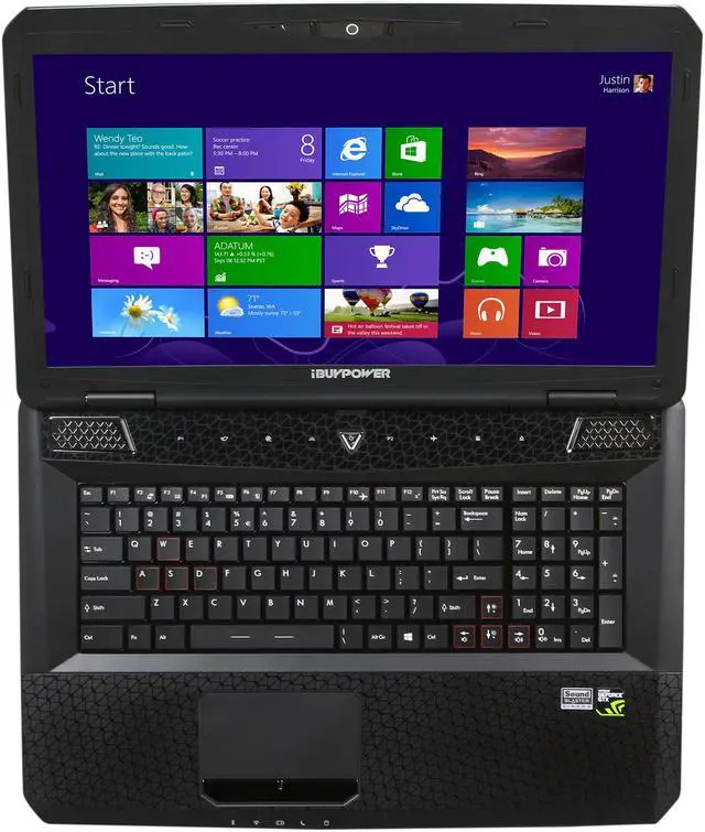Alt view image 6 of 8 - iBUYPOWER - 17.3" NVIDIA GeForce GTX 770M - Intel Core i7-4700MQ  - 16GB Memory - - Windows 8 - Gaming Laptop - (Gamer Valkyrie CZ-27 NE700x )