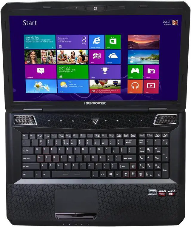 Alt view image 6 of 8 - iBUYPOWER - 17.3" AMD Radeon HD 8970M - AMD A10-5750M - 16GB Memory - - Windows 8 64-Bit - Gaming Laptop - (Valkyrie CZ-28 NE001AMD )