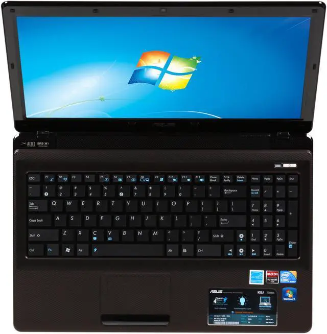 Alt view image 6 of 8 - ASUS Laptop K52 Series Intel Core i7-740QM 4GB Memory 500GB HDD AMD Radeon HD 6370M 15.6" Windows 7 Home Premium 64-bit K52JT-XV1