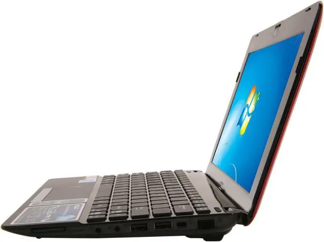 Alt view image 2 of 8 - ASUS Eee PC 1015B-MU17-RD Red AMD Single-Core Processor C-30 (1.20 GHz) 10.1" WSVGA 1GB Memory 250GB HDD Netbook