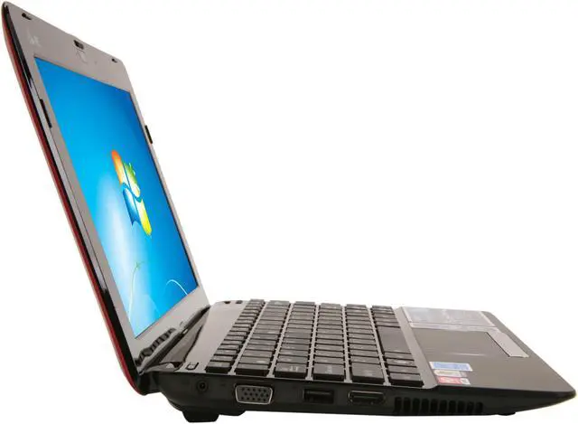 Alt view image 4 of 8 - ASUS Eee PC 1015B-MU17-RD Red AMD Single-Core Processor C-30 (1.20 GHz) 10.1" WSVGA 1GB Memory 250GB HDD Netbook