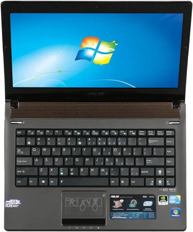 Alt view image 6 of 8 - ASUS Laptop N82 Series Intel Core i7-740QM 4GB Memory 500GB HDD NVIDIA GeForce GT 335M 14.0" Windows 7 Home Premium 64-bit N82JQ-XV1
