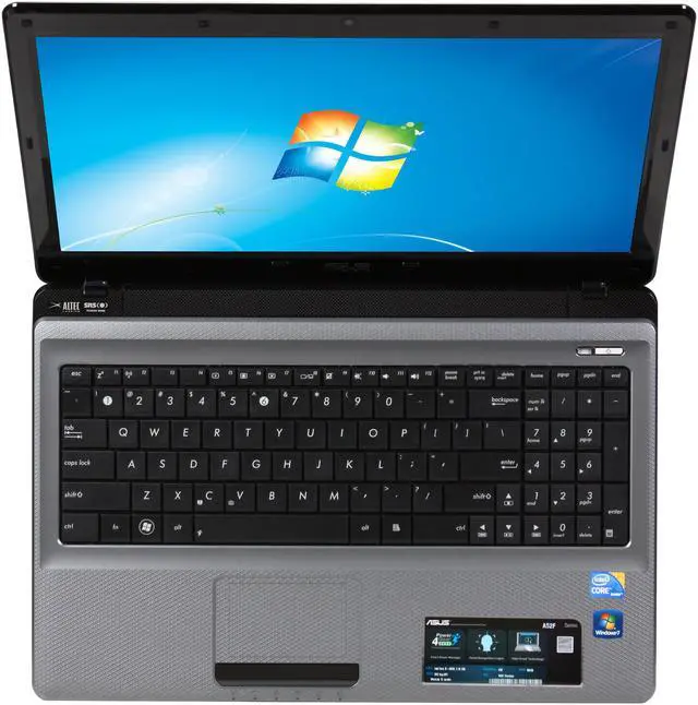 Alt view image 6 of 8 - ASUS Laptop A52 Series Intel Core i3-380M 4GB Memory 500GB HDD Intel HD Graphics 15.6" Windows 7 Home Premium 64-bit A52F-XE5
