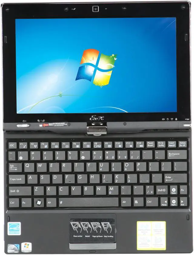 Alt view image 7 of 10 - ASUS Eee PC T101MT-EU37-BK 1GB Memory 10.1" 1024 x 600 Tablet PC Windows 7 Starter