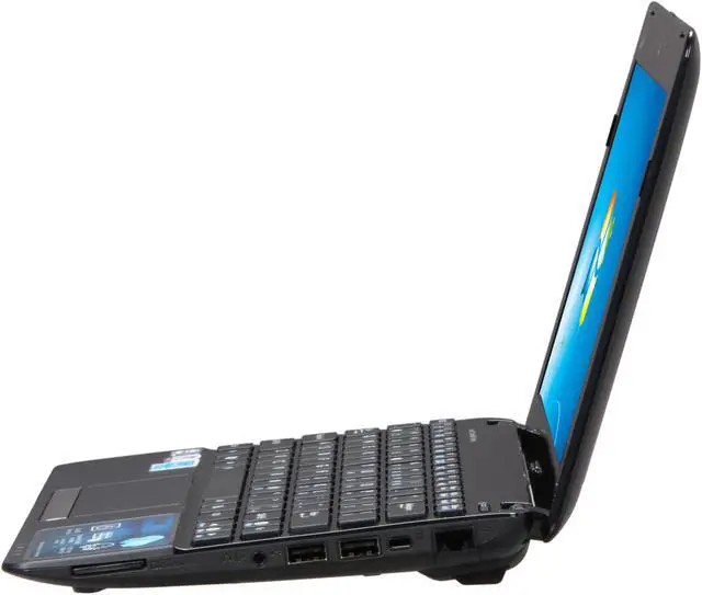Alt view image 2 of 8 - ASUS Eee PC 1015PX-PU17-BK Black Intel Atom N570(1.66GHz) Dual Core 10.1" WSVGA 1GB Memory 250GB HDD Netbook