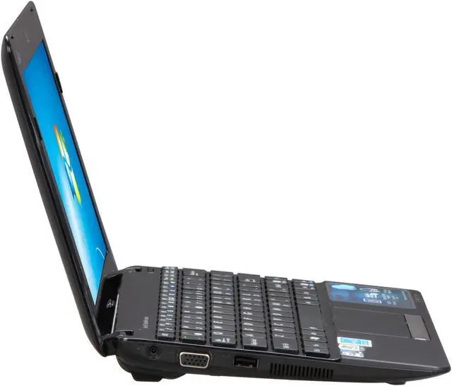 Alt view image 4 of 8 - ASUS Eee PC 1015PX-PU17-BK Black Intel Atom N570(1.66GHz) Dual Core 10.1" WSVGA 1GB Memory 250GB HDD Netbook