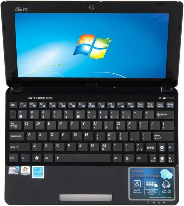Alt view image 6 of 8 - ASUS Eee PC 1015PX-PU17-BK Black Intel Atom N570(1.66GHz) Dual Core 10.1" WSVGA 1GB Memory 250GB HDD Netbook