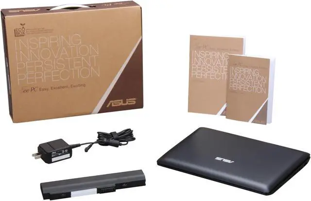 Alt view image 8 of 8 - ASUS Eee PC 1015PX-PU17-BK Black Intel Atom N570(1.66GHz) Dual Core 10.1" WSVGA 1GB Memory 250GB HDD Netbook