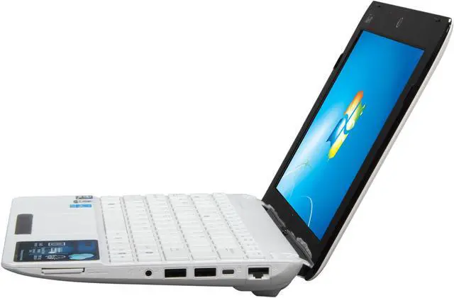 Alt view image 2 of 8 - ASUS Eee PC 1015PX-MU17-WT White Intel Atom N570(1.66GHz) Dual Core 10.1" WSVGA 1GB Memory 250GB HDD Netbook