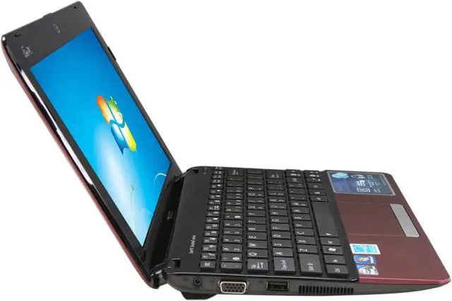 Alt view image 4 of 7 - ASUS Eee PC 1015PX-SU17-RD Red Intel Atom N570(1.66 GHz) 10.1" WSVGA 2GB Memory 320GB HDD Netbook