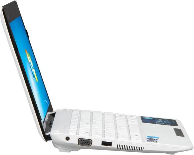Alt view image 4 of 8 - ASUS Eee PC 1015PX-SU17-WT White Intel Atom N570(1.66 GHz) 10.1" WSVGA 2GB Memory 320GB HDD Netbook