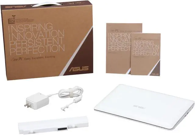 Alt view image 8 of 8 - ASUS Eee PC 1015PX-SU17-WT White Intel Atom N570(1.66 GHz) 10.1" WSVGA 2GB Memory 320GB HDD Netbook