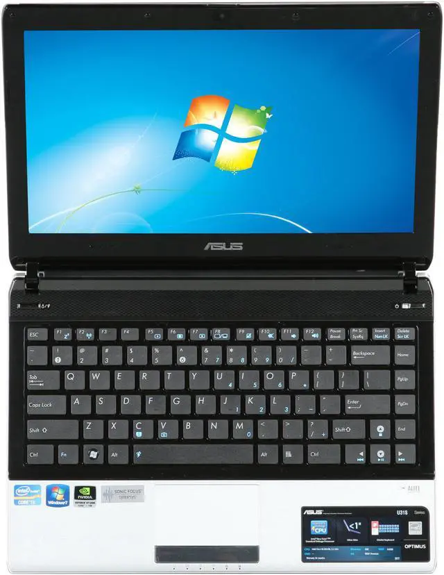 Alt view image 6 of 8 - ASUS Laptop U31 Series Intel Core i3-2310M 4GB Memory 640GB HDD NVIDIA GeForce GT 520M 13.3" Windows 7 Home Premium 64-bit U31SD-A1