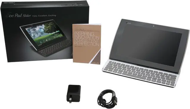 Alt view image 8 of 8 - ASUS Eee Pad Slider SL101-A1-WT 1GB Memory 10.1" 1280 x 800 Tablet PC - White Android 3.2 (Honeycomb)