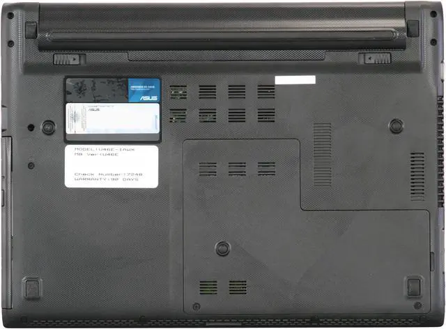 Alt view image 7 of 8 - ASUS U46 Series U46E-BAL5 Refurbished Notebook Intel Core i5 2410M(2.30GHz) 14" 8GB Memory DDR3 750GB HDD 5400rpm DVD±R/RW Aluminum Platinum Spin Etch Finish