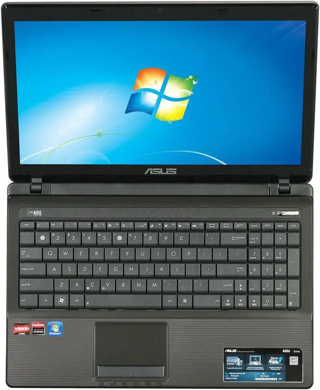 Alt view image 6 of 8 - ASUS Laptop AMD C-50 3GB Memory 320GB HDD AMD Radeon HD 6250 15.6" Windows 7 Home Premium 64-Bit A53U-ES01
