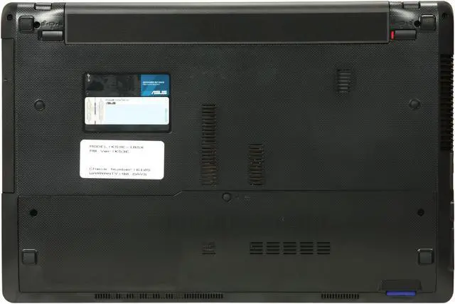 Alt view image 7 of 8 - ASUS Laptop K53 Series Intel Core i5-2430M 4GB Memory 500GB HDD 15.6" Windows 7 Home Premium K53E-BBR4