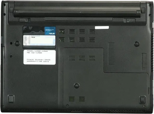 Alt view image 7 of 8 - Asus U46E 14" Notebook with Intel Core i7-2620M 2.70Ghz, 8GB DDR3 Memory, 750GB HDD, DVD±RW, WiMax Capable, Webcam, Windows 7 Home Premium 64 Bit