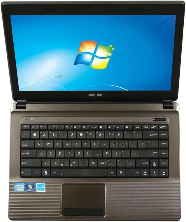 Alt view image 6 of 8 - ASUS Laptop Intel Core i3-2330M 4GB Memory 500GB HDD 14.0" Windows 7 Home Premium X44H-BD2GS