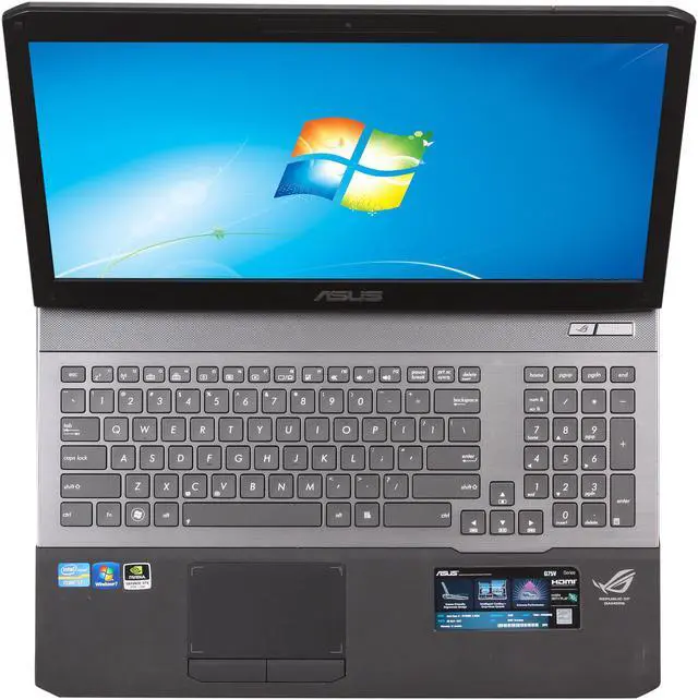 Alt view image 6 of 15 - ASUS Laptop G75 Series Intel Core i7-3720QM 16GB Memory 750GB HDD 256 GB SSD NVIDIA GeForce GTX 670M 17.3" Windows 7 Home Premium 64-Bit G75VW-NS72