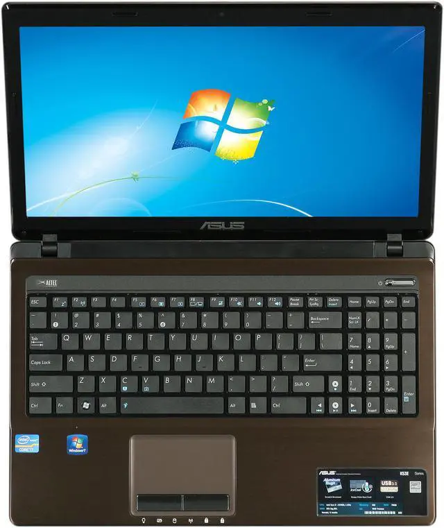 Alt view image 6 of 8 - ASUS Laptop K53 Series Intel Core i7-2670QM 8GB Memory 750GB HDD Intel HD Graphics 3000 15.6" Windows 7 Home Premium 64-Bit K53E-XB2