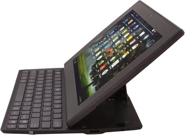 Alt view image 2 of 8 - ASUS Eee Pad Slider SL101-A1-GR 1GB DDR2 Memory 10.1" 1280 x 800 Tablet PC - Gray Android 3.2 (Honeycomb)