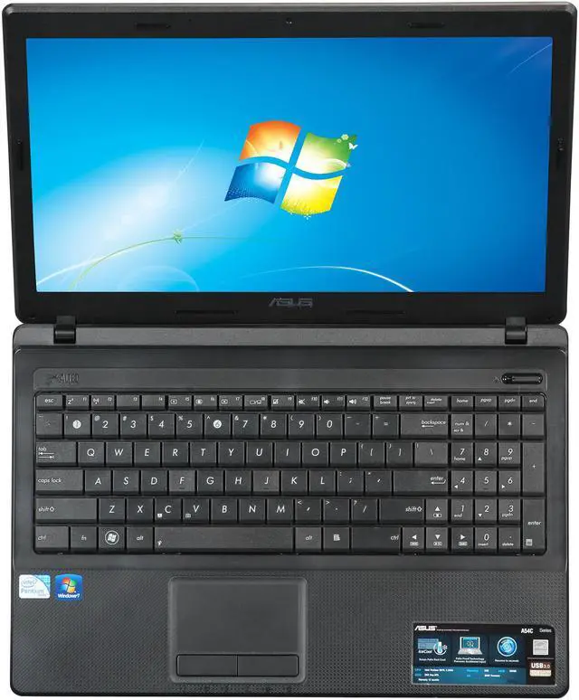 Alt view image 6 of 8 - ASUS Laptop A54 Series Intel Pentium B970 6GB Memory 320GB HDD Intel HD Graphics 15.6" Windows 7 Home Premium 64-Bit A54C-NB91