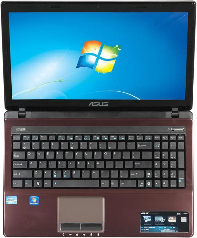 Alt view image 6 of 8 - ASUS Laptop Intel Core i7-2670QM 4GB Memory 500GB HDD Intel HD Graphics 3000 15.6" Windows 7 Home Premium 64-bit X53E-RH71