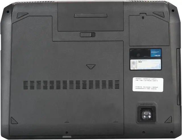 Alt view image 7 of 8 - ASUS ROG G75VW 17.3" Gaming Notebook with Intel Core i7-3610QM 2.30Ghz (3.30Ghz Turbo), 8GB DDR3 Memory, 1TB HDD, Nvidia GeForce GTX 660M , DVDRW, HD Webcam, Bluetooth 4.0, Windows 8