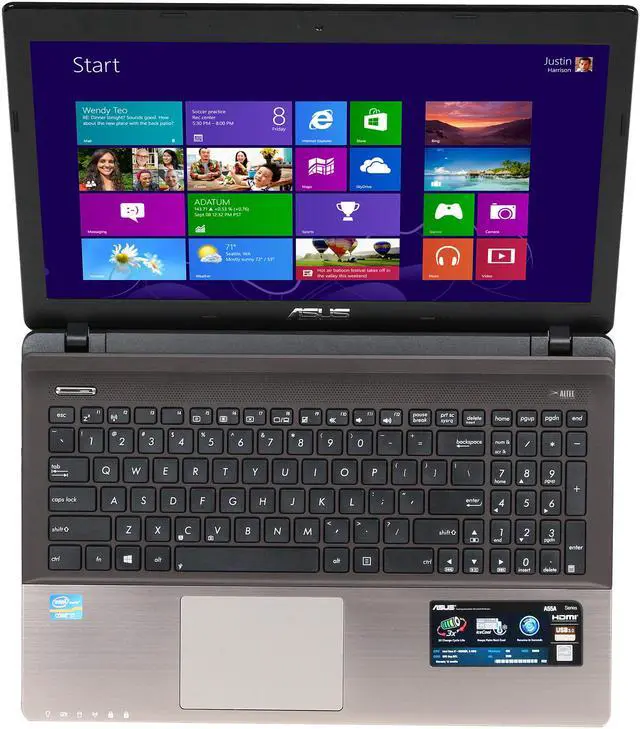 Alt view image 6 of 8 - ASUS Laptop Intel Core i7-3630QM 4GB Memory 500GB HDD Intel HD Graphics 4000 15.6" Windows 8 K55A-DH71