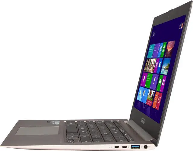 Alt view image 3 of 8 - ASUS Zenbook Prime UX31A-DH51 Ultrabook Intel Core i5 4GB 128GB SSD 13.3" FHD IPS Display Silver Aluminum