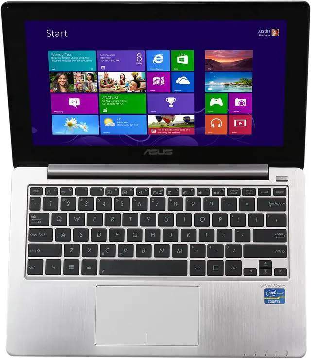 Alt view image 6 of 8 - ASUS VivoBook X202E-DH31T 11.6" Touchscreen Notebook Intel Core i3 3217U 4GB 500 GB HDD Intel HD Graphics 4000