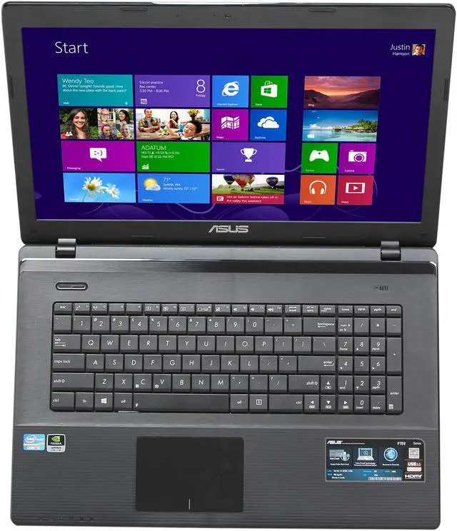 Alt view image 6 of 8 - ASUS Laptop Intel Core i5-3230M 6GB Memory 750GB HDD NVIDIA GeForce GT 610M 17.3" Windows 8 64-Bit F75VD-NS51