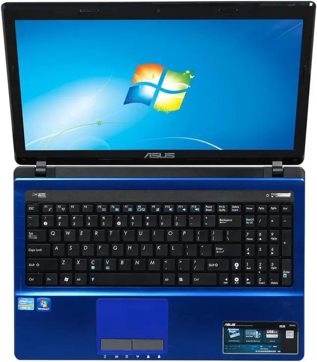 Alt view image 6 of 8 - ASUS Laptop Intel Core i3-2310M 4GB Memory 500GB HDD Intel HD Graphics 3000 15.6" Windows 7 Home Premium 64-Bit X53E-SB31-BU(RB)