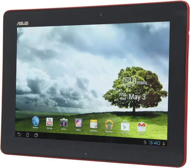 Alt view image 2 of 8 - ASUS Transformer Pad TF300-A1 1GB DDR3 Memory 10.1" 1280 x 800 Tablet Android 4.0 (Ice Cream Sandwich) Red