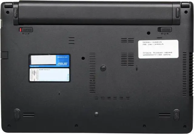 Alt view image 7 of 8 - ASUS Laptop Intel Pentium B970 4GB Memory 320GB HDD 14.0" Windows 7 Home Premium X401-RGN4