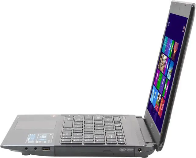 Alt view image 2 of 8 - ASUS Laptop K55 Series AMD A8-4500M 6GB Memory 750GB HDD AMD Radeon HD 7640G 15.6" Non-Touch Screen Windows 8 64-Bit K55N-DB81