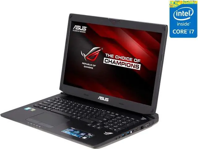 Main image of ASUS ROG G750 Series G750JX-DB71 Gaming Laptop Intel Core i7 4700HQ (2.40GHz) 16GB Memory 1TB HDD 256GB SSD NVIDIA GeForce GTX 770M 3GB GDDR5 17.3" Windows 8 64-Bit