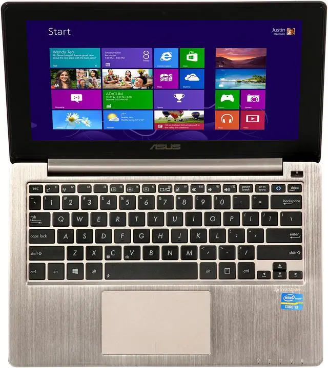 Alt view image 6 of 8 - ASUS Notebook, B Grade VivoBook Intel Core i3-3217U 4GB Memory 500GB HDD Intel HD Graphics 4000 11.6" Touch Screen Windows 8 Home 64-bit ASQ200E-BSI3T08-AIB