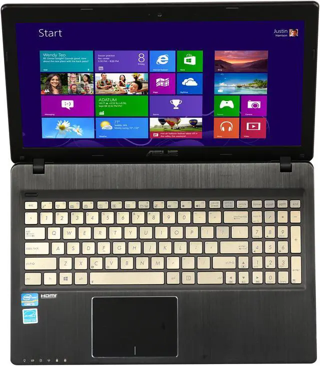 Alt view image 6 of 8 - ASUS Notebook, Grade B Scratch and Dent Intel Core i5-3230M 6GB Memory 750GB HDD Intel HD Graphics 4000 15.6" Windows 8 64-Bit Q500A-BSI5N04-B