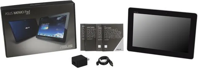 Alt view image 8 of 9 - ASUS MeMO Pad FHD 10 (ME302C-A1-WH) Intel Atom Z2560 2GB DDR2 Memory 16GB Flash 10.0" Touchscreen Tablet Android 4.2 (Jelly Bean)