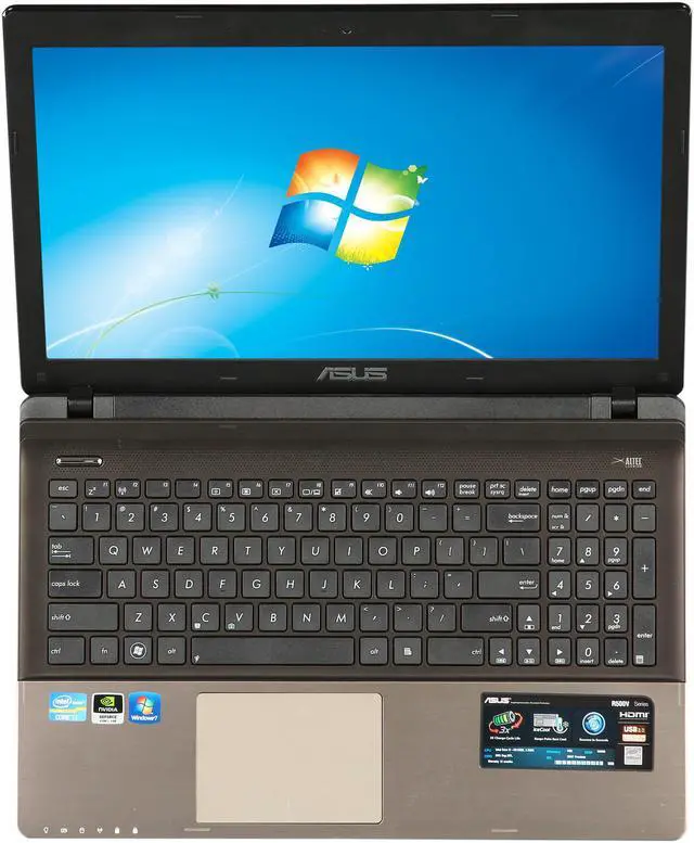 Alt view image 6 of 8 - ASUS Laptop Intel Core i7-3610QM 6GB Memory 500GB HDD NVIDIA GeForce GT 610M 15.6" Windows 7 Home Premium 64-bit R500VD-RB71