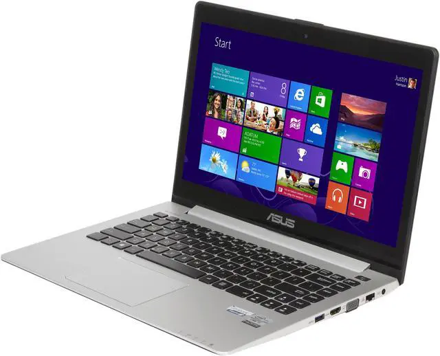 Main image of ASUS VivoBook S400CA-RSI5T18 Intel Core i5 3rd Gen 3317U (1.70 GHz) 4 GB Memory 500 GB HDD 14" Touchscreen 1366 x 768 2-in-1 Laptop Windows 8 64-Bit