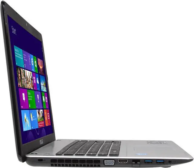 Alt view image 4 of 8 - ASUS Laptop Intel Core i7-4700HQ 8GB Memory 1TB HDD Intel HD Graphics 4600 17.3" Windows 8 64-Bit X750JA-DB71