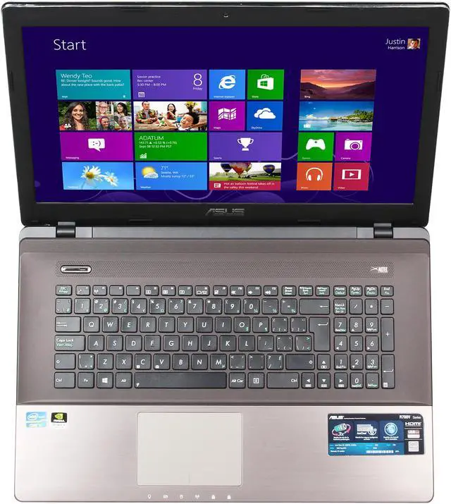 Alt view image 6 of 8 - ASUS Laptop Intel Core i5-3230M 8GB Memory 1TB HDD NVIDIA GeForce GT 635M 17.3" Windows 8  64-bit R700VJ-BS51-CB