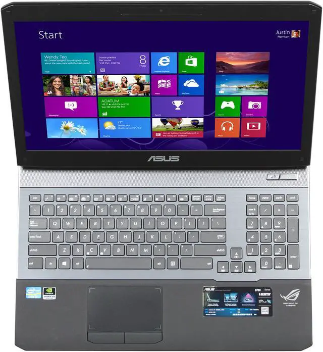 Alt view image 6 of 8 - ASUS - 17.3" NVIDIA GeForce GTX 670M - Intel Core i7-3630QM - 16GB Memory - 256 GB SSD - Windows 8 - Gaming Laptop - (G75VW-DH72 )