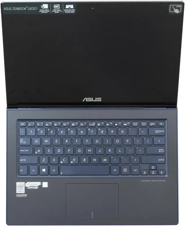 Alt view image 7 of 9 - ASUS Ultrabook ZenBook Intel Core i5-4200U 8GB Memory 2 x 128GB SSD SSD Intel HD Graphics 4400 13.3" Touch Screen Windows 8 64-bit UX301LA-DH51T