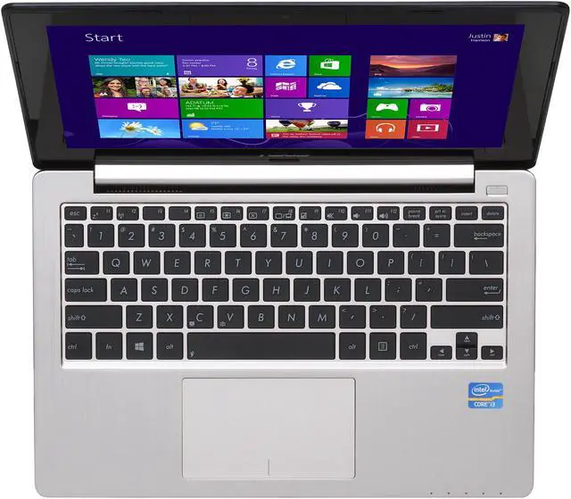 Alt view image 6 of 9 - ASUS Laptop VivoBook Intel Core i3-3217U 4GB Memory 500GB HDD Intel HD Graphics 4000 11.6" Touch Screen Windows 8 S200E-RHI3T73