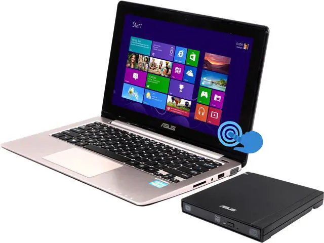 Main image of ASUS Laptop VivoBook Intel Core i3-3217U 4GB Memory 500GB HDD Intel HD Graphics 4000 11.6" Touch Screen Windows 8 S200E-RHI3T73